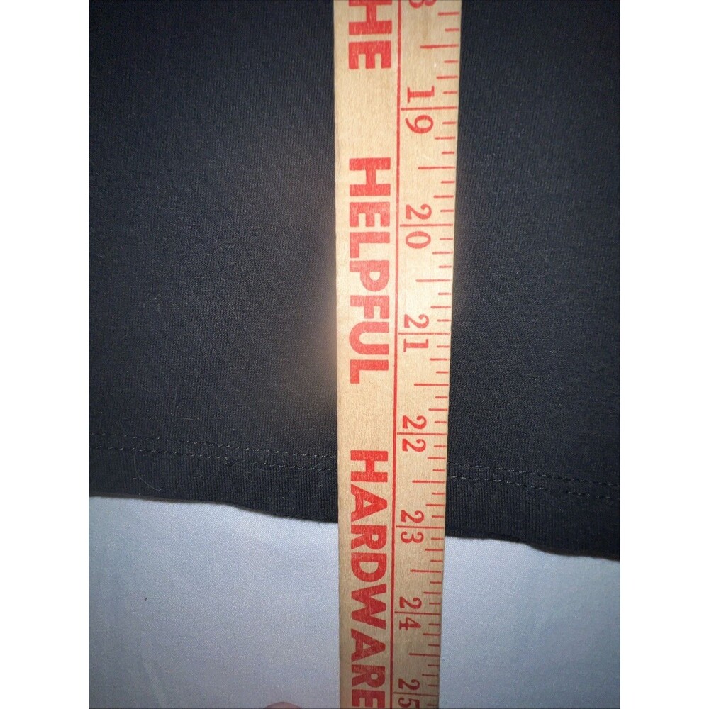 BOSTON PROPER Women's Long Sleeve Top Black V Neck Size Small w/extra Layer - Picture 3 of 7